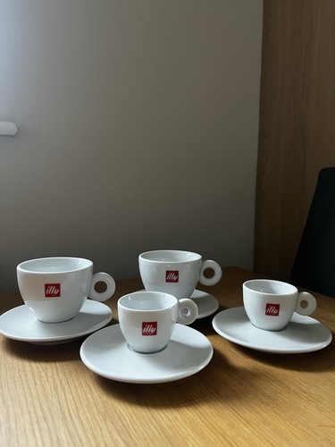 Illy coffee cups and saucers - cups,