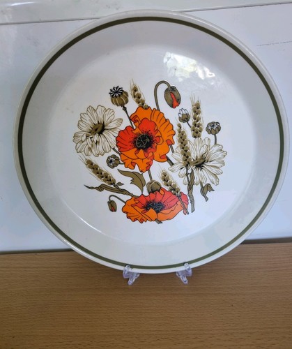 Meakin orange poppy 10 - j&g, 10"