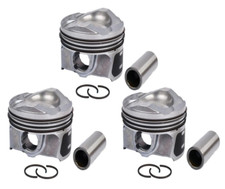 3 PISTONS WITH RINGS FOR FORD