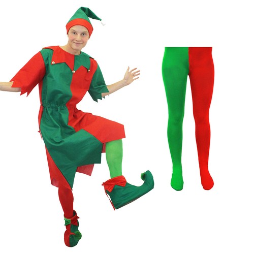 Mens elf costume tunic - elf, tights
