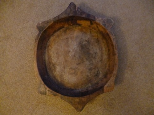 Antique wooden dough - wooden,
