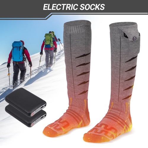 5000mah electric heated socks - heated,