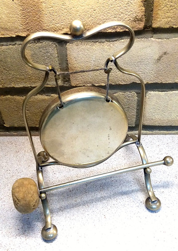 Vintage brass dinner - brass, with
