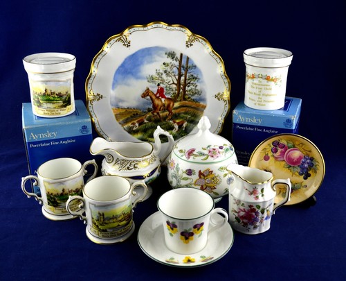 Mixed items derby aynsley - items,