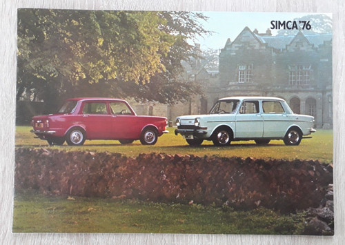 Simca range brochure 1976 - brochure,