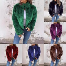 Brand New Condition Fluffy Coat Velvet Jacket Winter Coat Comfortable Fit