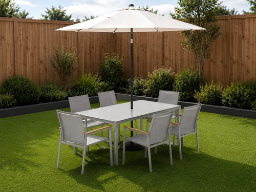Seater garden dining set - 6-seater,