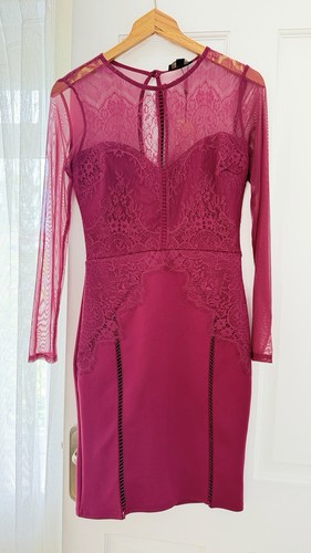 Lipsy pink floral lace sheer - lipsy,