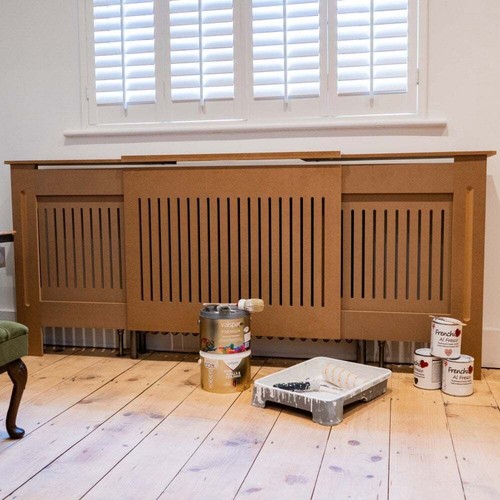 Radiator cover wooden - wooden, wall