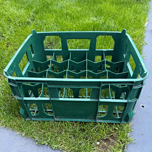 Green plastic bottle storage - bottle,