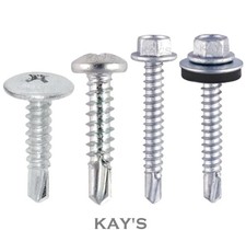 SELF DRILLING TEK SCREWS HEXAGON WAFER PAN HEAD METAL ROOFING SHEETING CLADDING