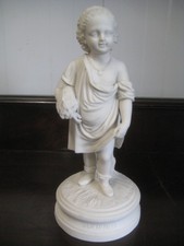 Old 10 1/2" (27cm) High Parian