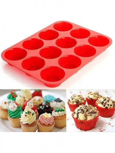 Silicone muffin cupcake trays - cupcake,
