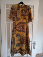 Zara satin mustard yellow