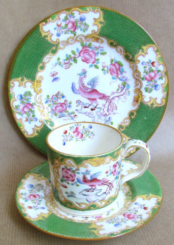Mintons green cockatrice - mintons,
