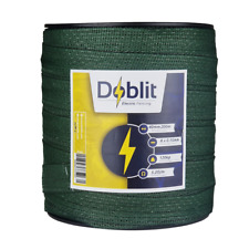 ELECTRIC FENCE TAPE 40mm Green 200m Poly Fencing Horse Ribbon