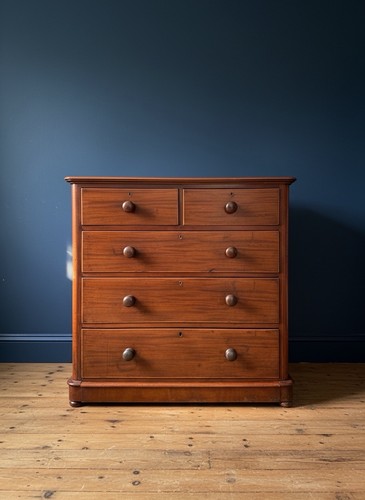 Antique mahogany chest - mahogany,