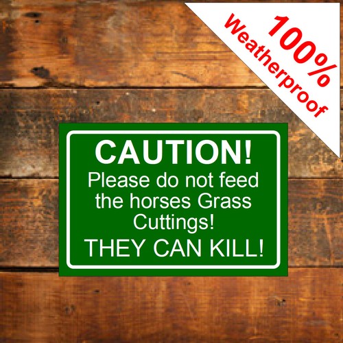 Please not feed the horses - do,