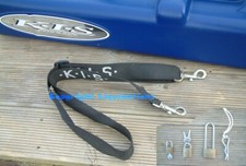 KIS Ski Tube Fishing Rod Case, Locking Pins, Padlocks. AutoLock &Shoulder Straps