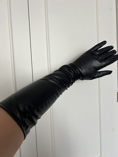 Fabric faux leather long - fabric,