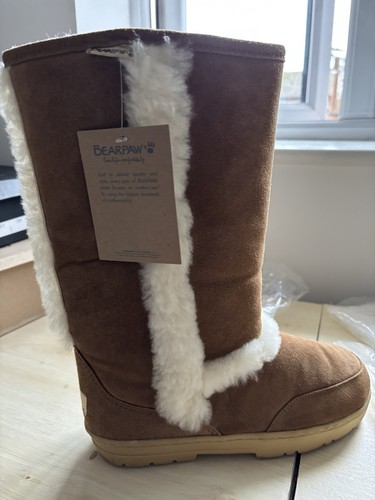 Bearpaw sheepskin boots size - boots, 6