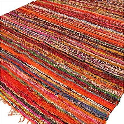Luxury orange rag - rag, 152x90cm