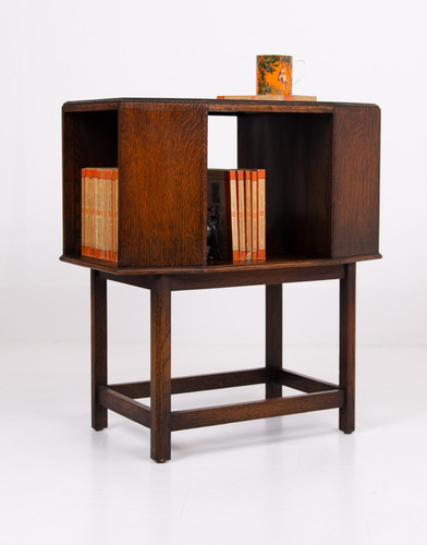 Art deco modernist oak side - deco,