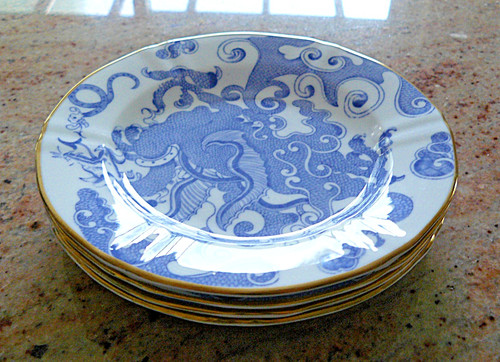 Royal worcester blue dragon - royal,