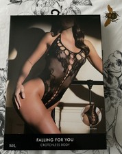 Ann Summers .FALLING FOR YOU- CROTCHLESS BODY Size M/L -14-18 - New In Box -