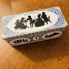 VINTAGE HUNTLEY & PALMERS THE MUSIC BOX BISCUIT CRACKER TIN