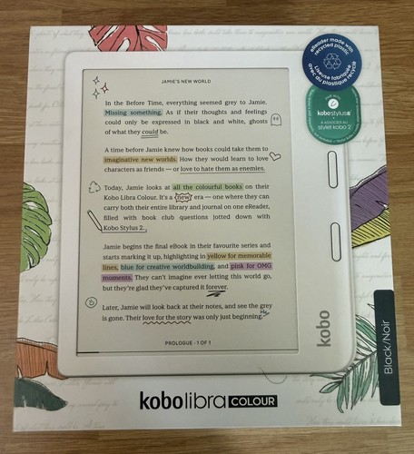 Kobo libra colour - colour, 7”