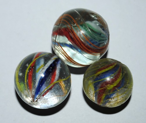 Vintage glass marbles - 3,