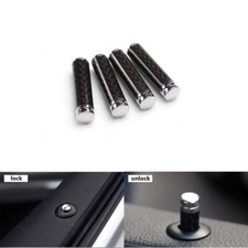 Universal Auto Car Truck Carbon Fiber Interior Dash Door Lock Knob Pin Accessory