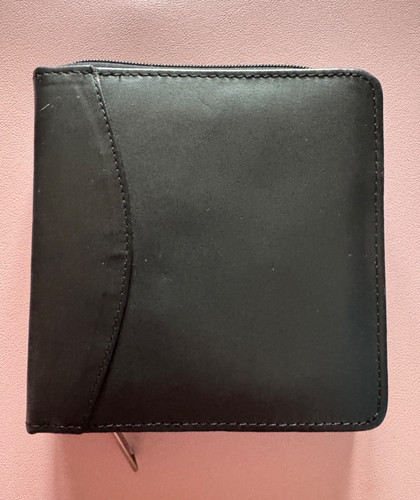 Portable black faux leather - portable,