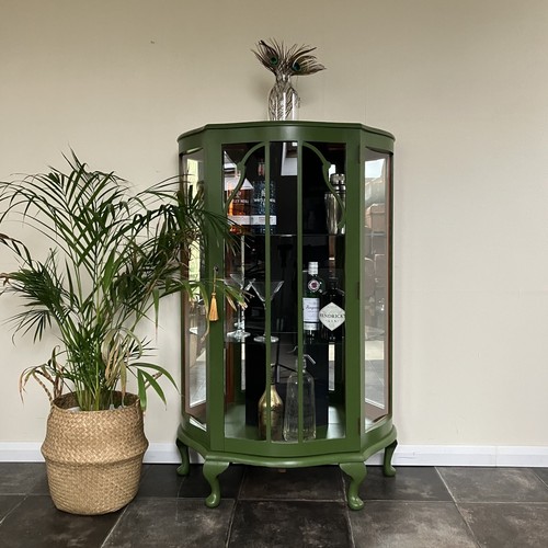 Vintage painted walnut gin - painted,