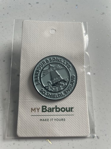 Barbour pin badge - barbour,