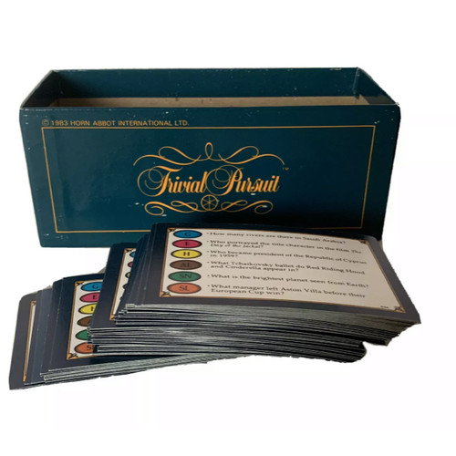 Trivial pursuit question - trivial, cards