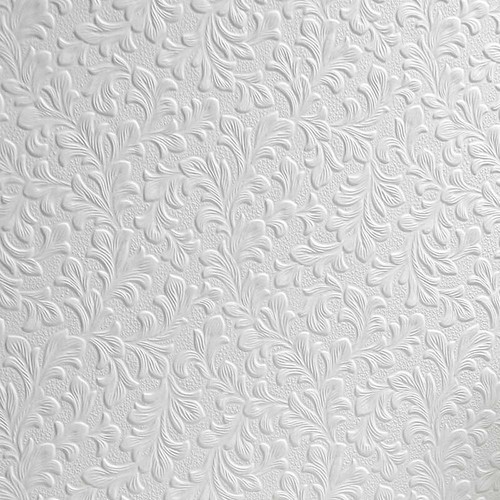 White paintable floral - white,