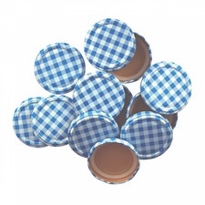 63mm Gingham Print Jam Jar