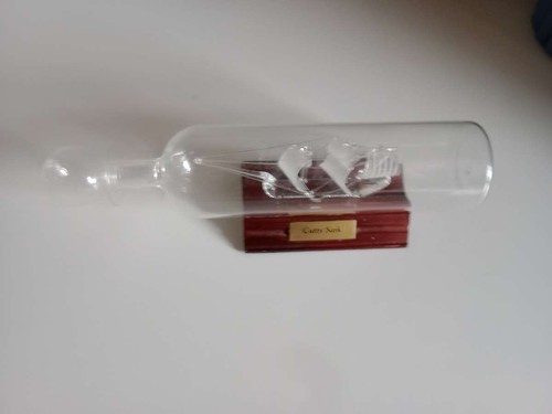 Glass ship bottle - glass, in