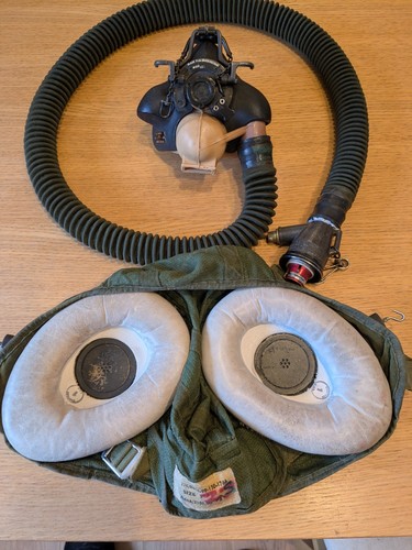 Raf cloth flying helmet - raf, +