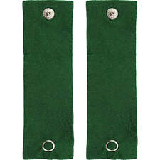 Genuine US Army Snap On Leadership Tab - Green - Official Licensed - 2pcs