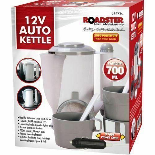 12v travel kettle 700ml - 12v,