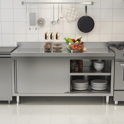 5ft stainless steel kitchen - steel,