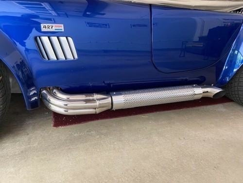 Chrome sidepipe heat - chrome, shields
