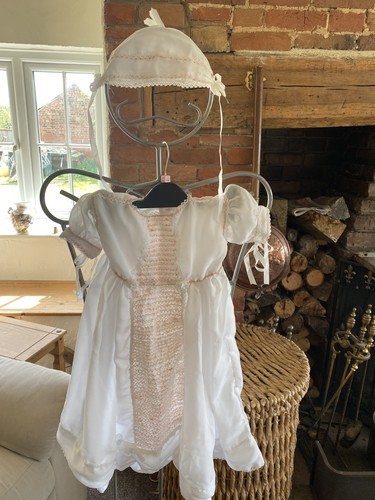 Antique christening gown hat - antique,