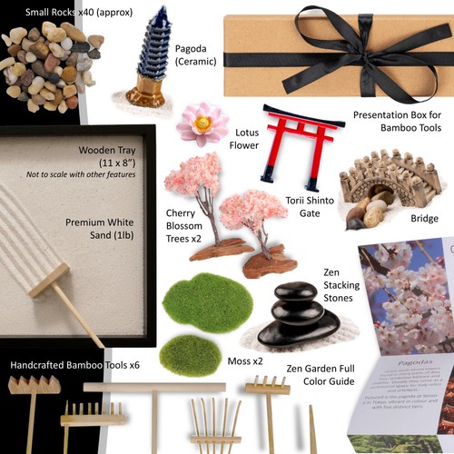 Zen garden for desk 11x8 - zen,