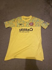 Brentford Yellow David Raya Goalkeeper Shirt YXL 12-13