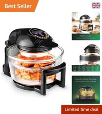 Luxury 12-17L Digital Halogen Oven with Self-Cleaning & Adjustable Temperature