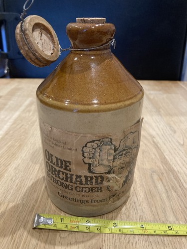 Vintage stoneware jug olde - vintage,